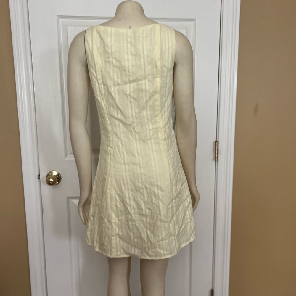 Mimsie Embroidered Mini Dress Lemon - Picture 11 of 13